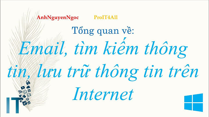 Google mail thuộc loại dịch vụ nào trên internet