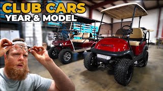 How to find the Year and Model for your Club Car Golf Cart! (Precedent, DS, Onward, Tempo)