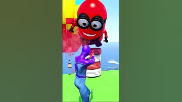 GTA 5 Epic Ragdolls | Spider-Man Jumps/Fails ep46 #Shorts #gta5