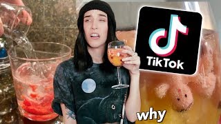 MAKING TIKTOK COCKTAILS