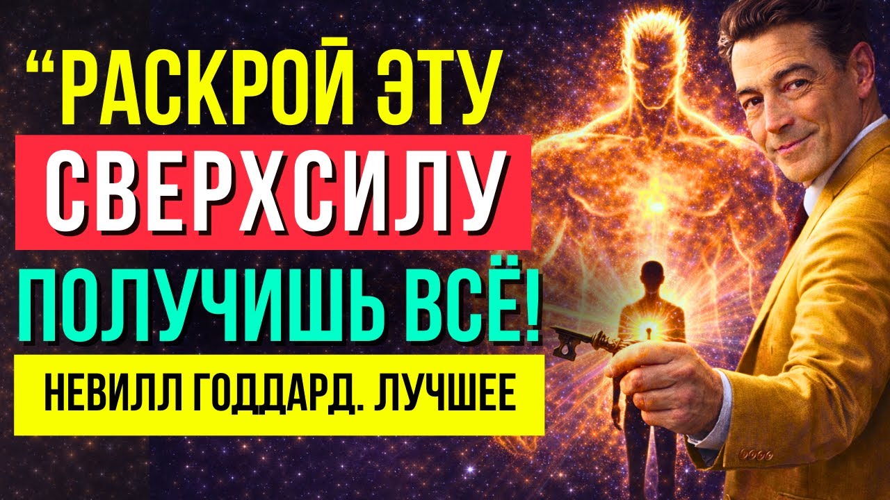 НЕВИЛЛ ГОДДАРД: «Вы даже НЕ ЗНАЕТЕ, НА ЧТО СПОСОБНЫ!» (Живая Лекция «СВЕРХСИЛА В ТЕБЕ»)