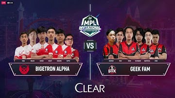 Bigetron Alpha vs Geek Fam GAME 2 | ONE Esports MPL Invitation | Group Stage Day 1