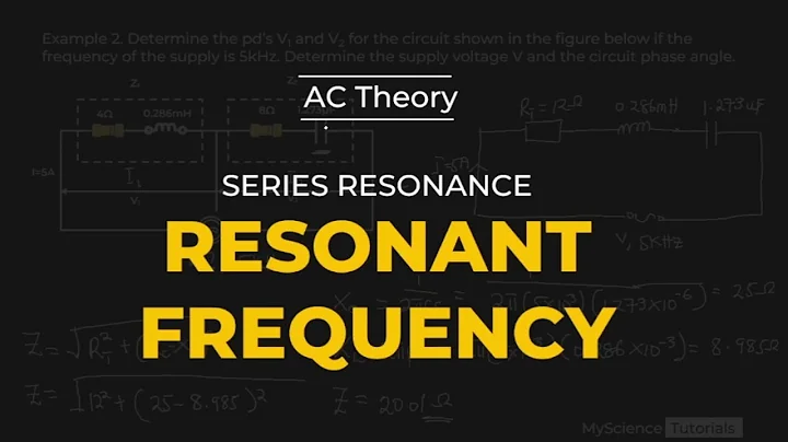 How to calculate Resonant frequency (AC theory)