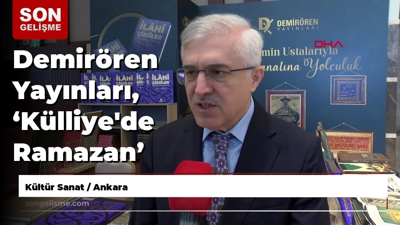 Demirören Yayınları, ‘Külliye'de Ramazan’ etkinliklerinde stantta ziyaretçilerini ağırlamaya deva...