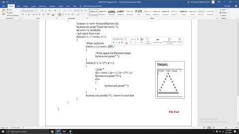 Example of for loop in java-draw pyramid shape-18240