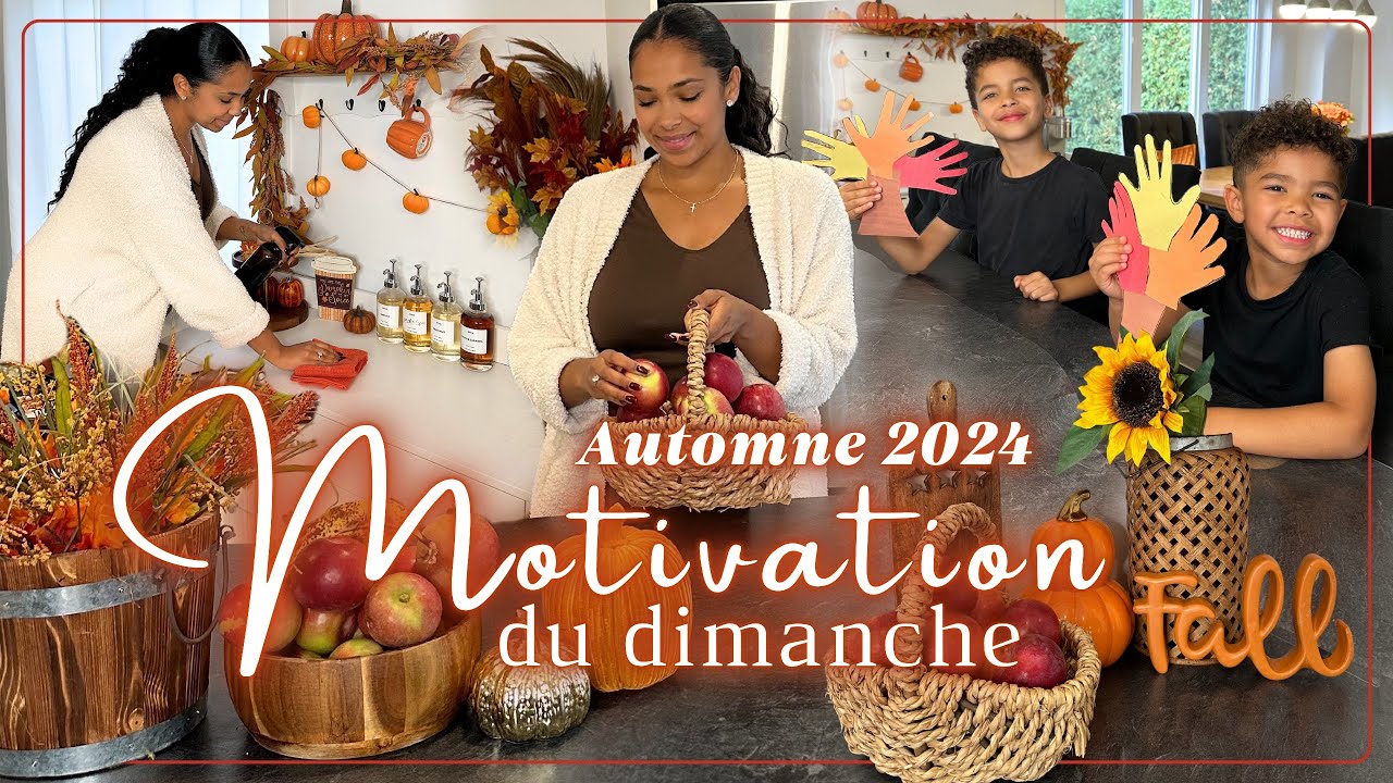🍂MDD #20 : Inspiration d’Automne et Routine Productive pour une semaine réussie ! 🧡