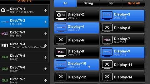 Sports Bar and Restaurant Interface