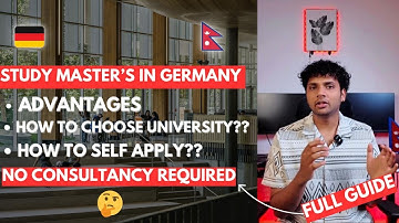 🇩🇪MASTER’S STUDIES IN GERMANY 2025 🇳🇵| SELF APPLY | EVERYTHING EXPLAINED | NEPALI🇳🇵