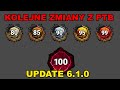 Zmiany z PTB 6.1.0 | System Progresu | Zmiany w perkach | Nagrody za prestiż