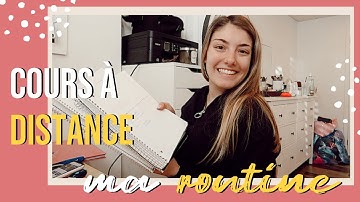 Ma Routine de Cours à Distance: Comment RÉUSSIR & bien GÉRER SON TEMPS