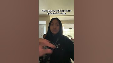 When that one kid drops their HYDRO FLASK IN CLASS🥲#shorts#relatable#school