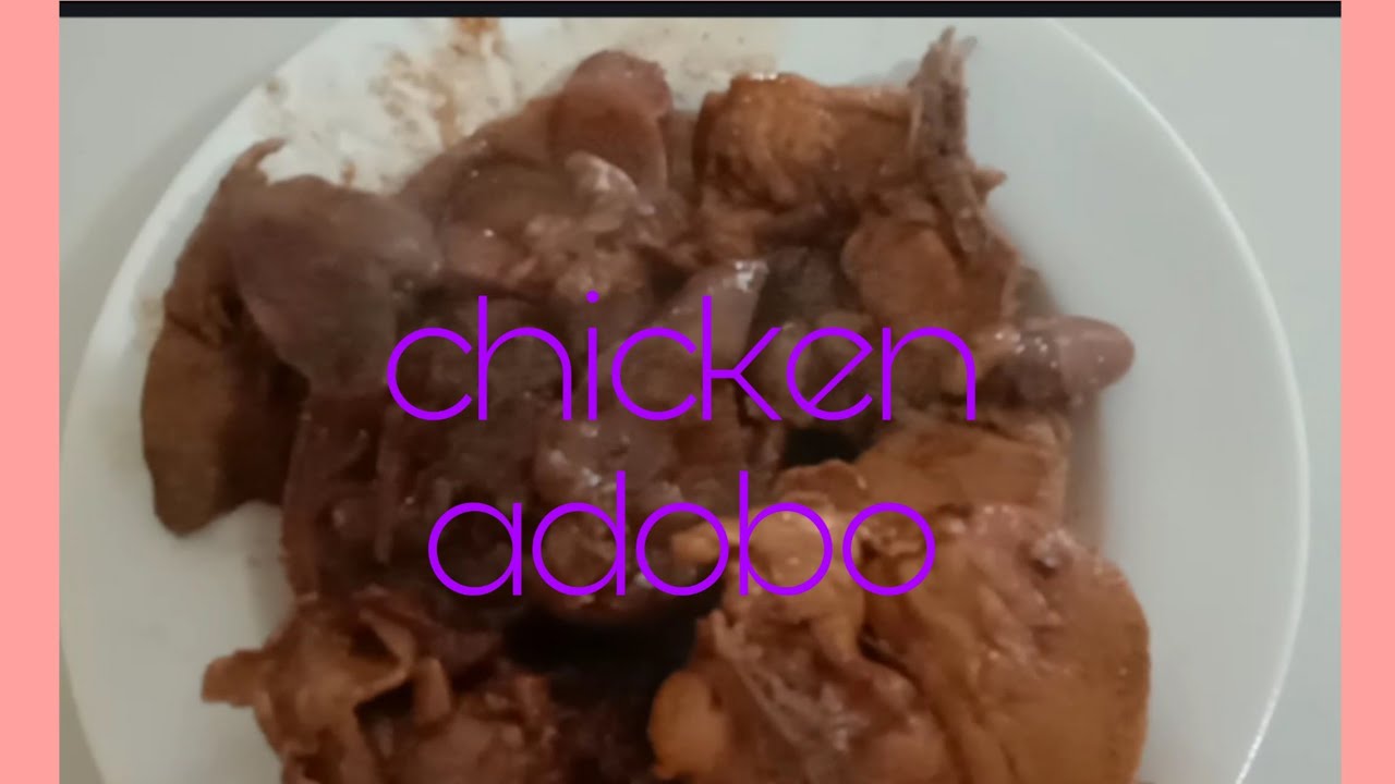 Chicken adobo with tomatoes and oyster sauce (my version)(vlog053) YouTube