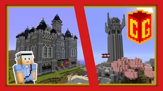 Cave Gameshire SMP: (Beta 1.4_01) Spawn Mega Build and Shenanigans!
