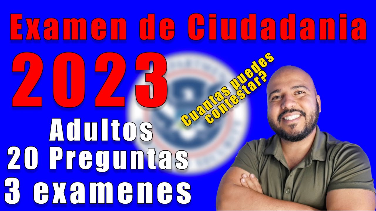 Examen de ciudadania en ESPAÑOL 20 Preguntas cívicas 2023 GRUPO 65/20 ENTREVISTA DE CIUDADANIA ...