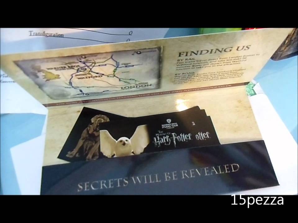 Harry Potter Studio Tour Tickets First On Youtube Youtube
