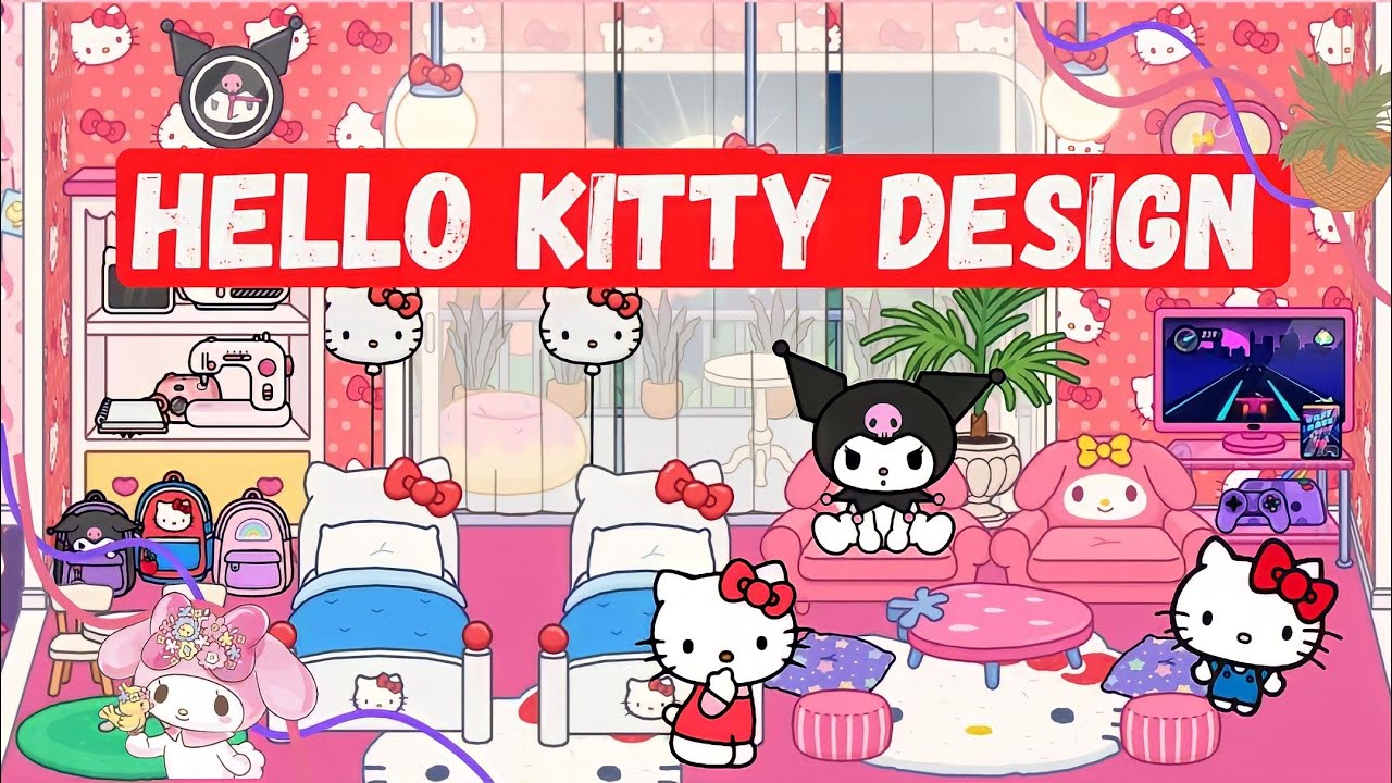Create a Virtual, Hello Kitty-Themed House with Toca Boca's New