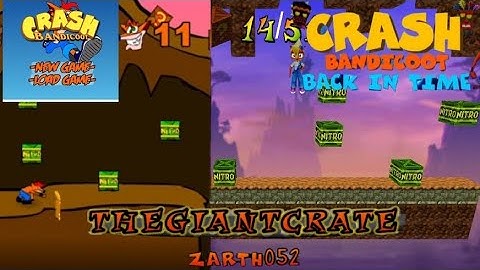 Crash Bandicoot - Back In Time Fan Game: Custom Level: The Giant Crate By Zarth052