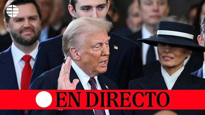 🔴 DIRECTO | Trump jura su cargo como presidente de EEUU