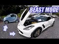 We Dyno a SMART Car!! And Rip a 1100RWHP Corvette on the Streets!