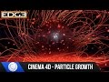 Cinema 4D Tutorial - Particle Outgrowth Effect HD