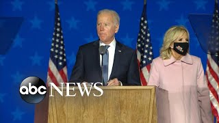 Joe Biden speaks from Delaware