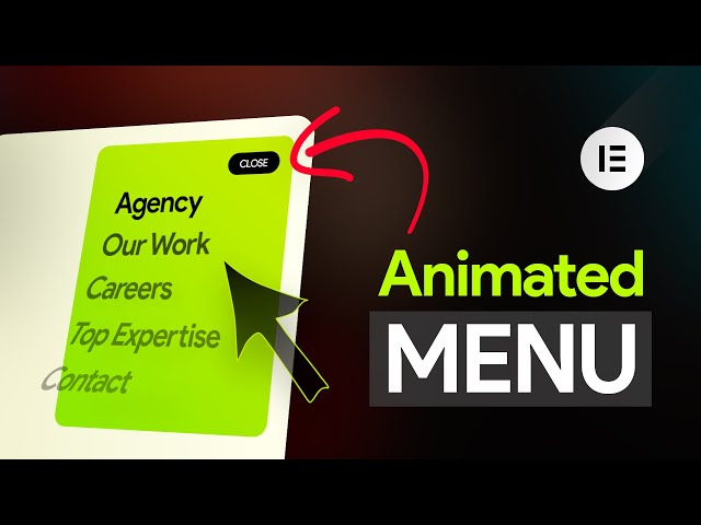 Make this INCREDIBLE Animated Side Menu in Elementor | WordPress Advanced Navigation Menu Design class=