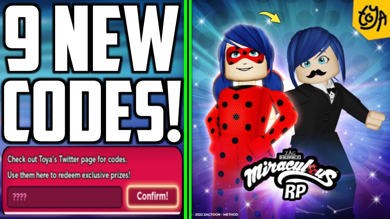Códigos Miraculous RP Ladybug & Cat Noir - Maio 2023 - Mobile Gamer
