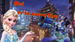 Atrapa el Gallo, arcade de evento. Mei es la nueva Elsa! / Overwatch