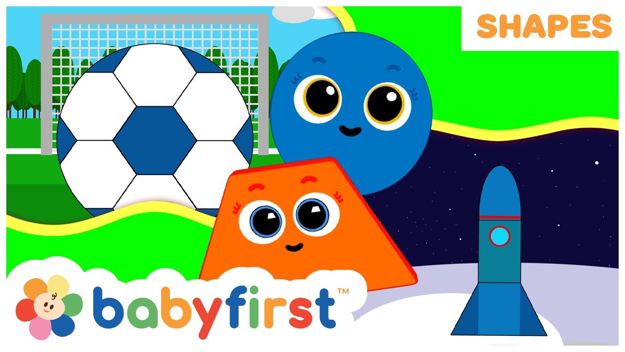 My First Shapes Board Book by BabyFirst TV