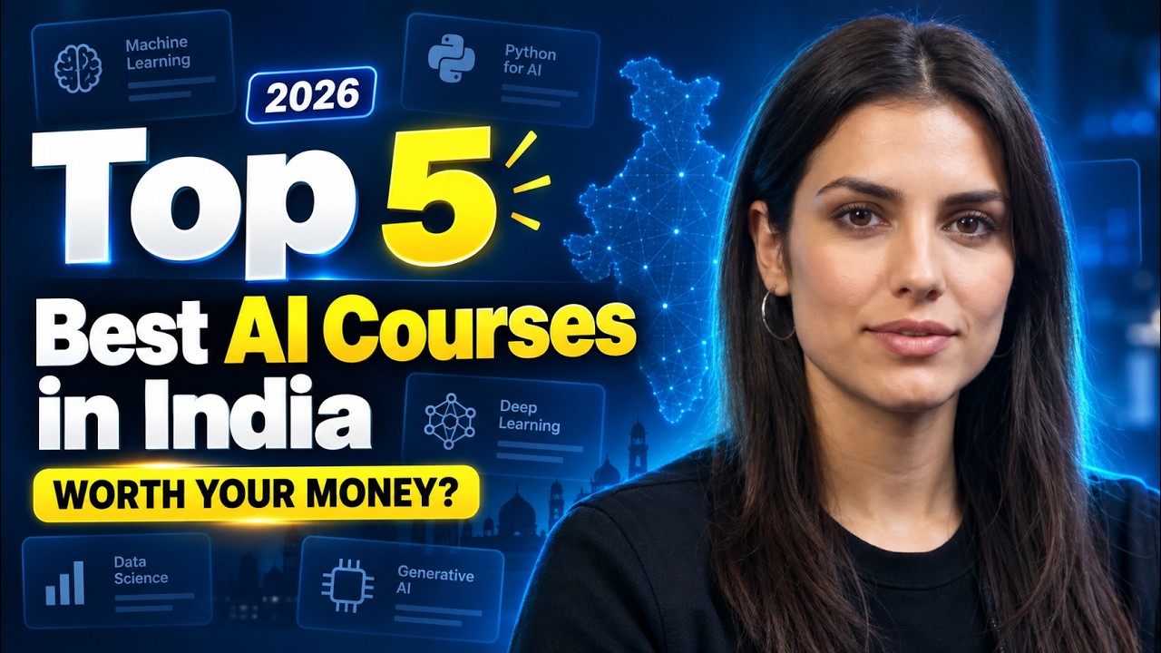 I Tried 100+ AI Courses in India. These 5 Are Best for AI & Machine Learning in (2026) — video thumbnail