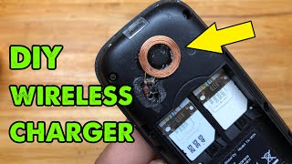 DIY wireless charger for old phone