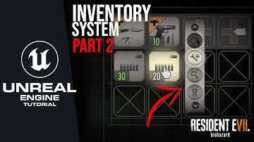 How to Make An Inventory System in Unreal Engine 5  (PART 2) | Resident Evil & Horror Game Mechanic
