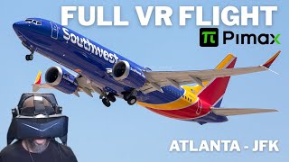 Pimax VR Stream on Vatsim | KATL - KJFK | MSFS 2024
