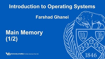 Intro to OS - Main Memory (1/2)
