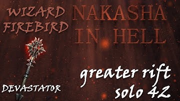 Firebird Wizard Greater Rift 42 Devastator