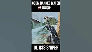 CODM RANKED MATCH SHORTS VIDEO DL Q33 SNIPER 70 FOV snipers #shorts