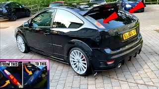 MK2 FOCUS ST GETS SMOKED CUSTOM REAR LIGHTS | DO I MURDER OUT THE ST?