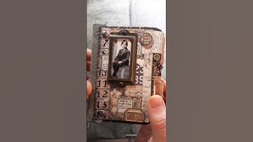 VINTAGE Idea-Ology Junk Journal Flip-through #junkjournal #scrapbooking  #mixedmedia #timholtz