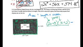 11/03/25 Last of word problems using Multiplication of Polynomials