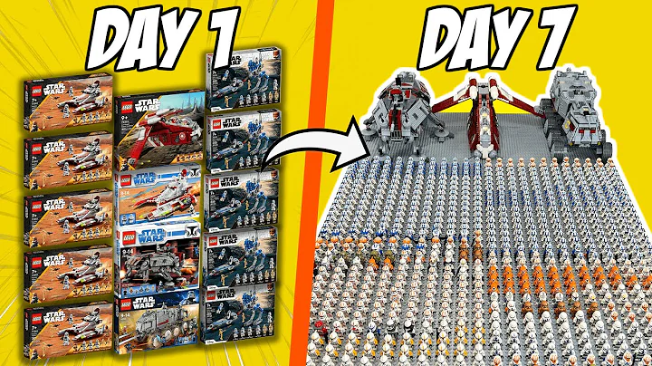 BUILDING a LEGO CLONE ARMY in 7 DAYS...