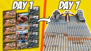 I Built a LEGO CLONE ARMY in 7 DAYS...
