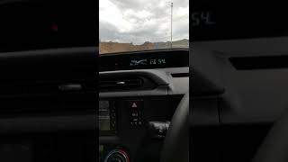 Toyota Aqua/Prius C downhill acceleration 20-100 #shorts