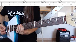 Video thumbnail of "How to play "Rockloe - Soloing on the Combo Black Spirit 200" (w/tabs)"