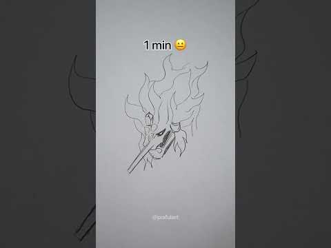 How to Draw Susanoo in 10sec, 10mins, 10hrs #shorts