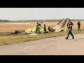 Small plane crash in Florida leaves several people dead Raw video: Investigators survey scene of fatal crash at Central Florida airport.