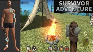 Survivor Adventure Survival Hindi Gameplay New Survival Game || Maxmore Gaming screenshot 5