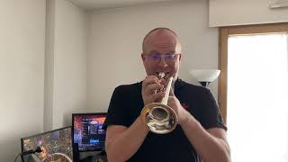 Trumpet Online Challenge #5 - Brass Band - Julien ROBERT (Meditation from Thaïs - Eb Cornet Solo)