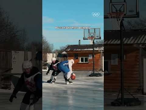 The crossover we didn't know we needed! 🤝🏒🏀