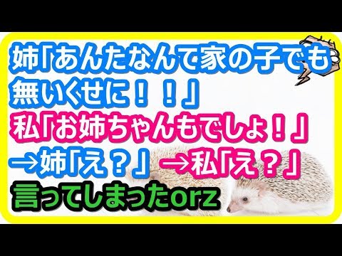 【スカッとする話 修羅場】姉「あんたなんか、うちの本当の子供でもないくせに！」私「そうだけど、それはお姉ちゃんもでしょ！」→ 姉「え？」私「え？」 【スカットマン】
