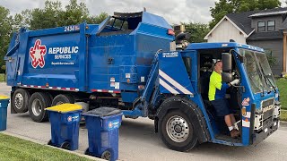 Republic Services Mack LR Heil Python Garbage Truck